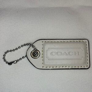 Large Coach Hang Tag 2.5” x 1.5” White!